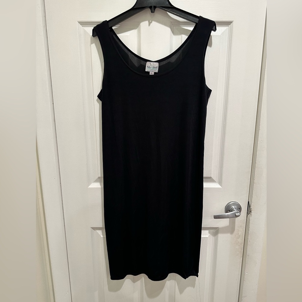 Women’s Vintage Delta Burke Black Maxi Dress